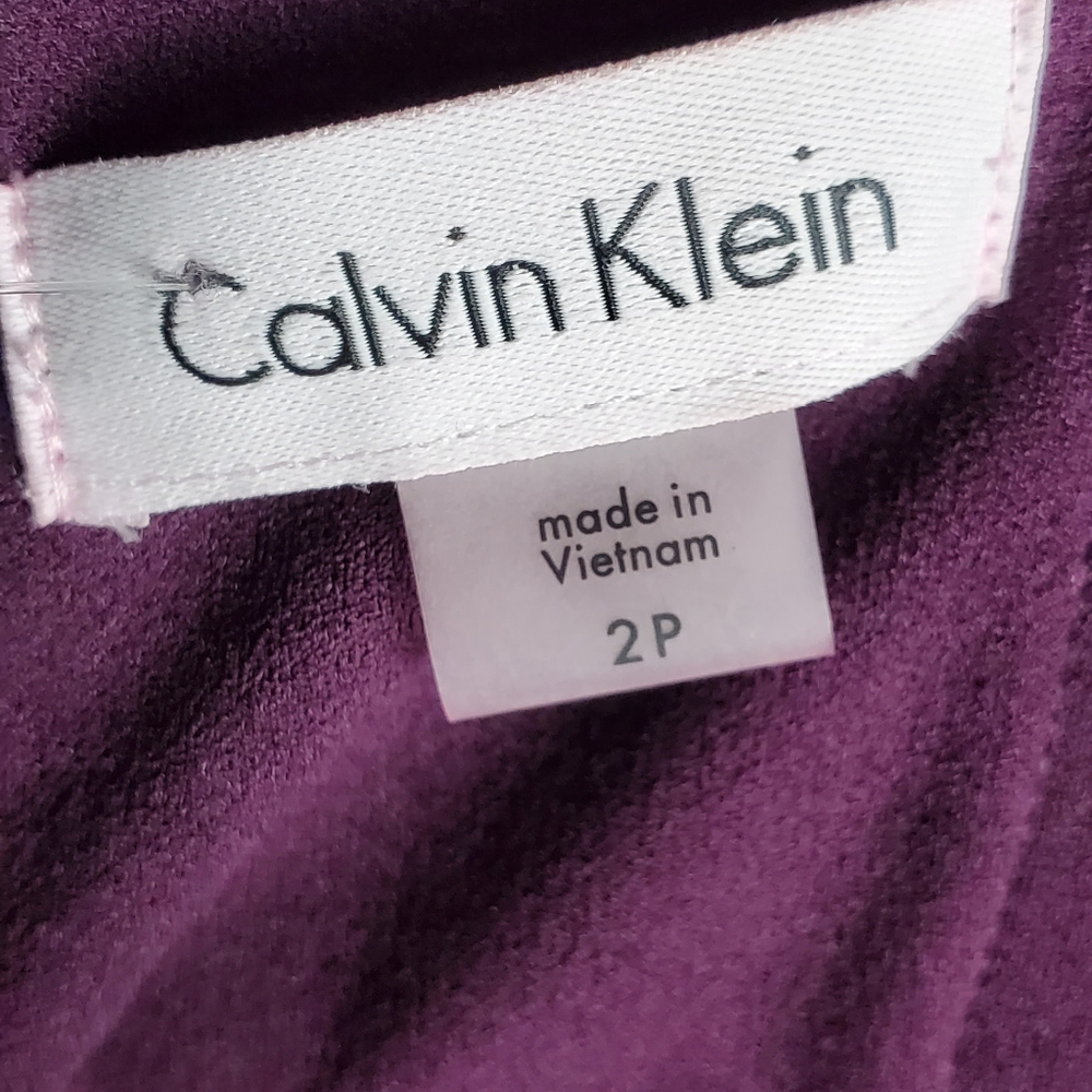 Calvin Klein Off-the-Shoulder Sheath dress size 2p - Picture 6 of 8